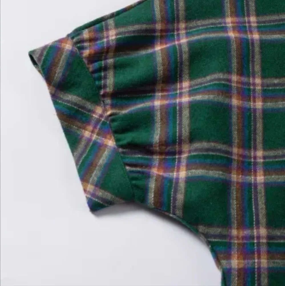 New Oversized plaid tunic shirt - Picture 10 of 17